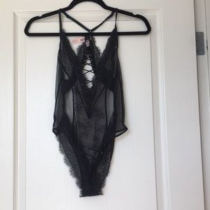 BNWT Victoria’s Secret Black Lingerie Teddy XS